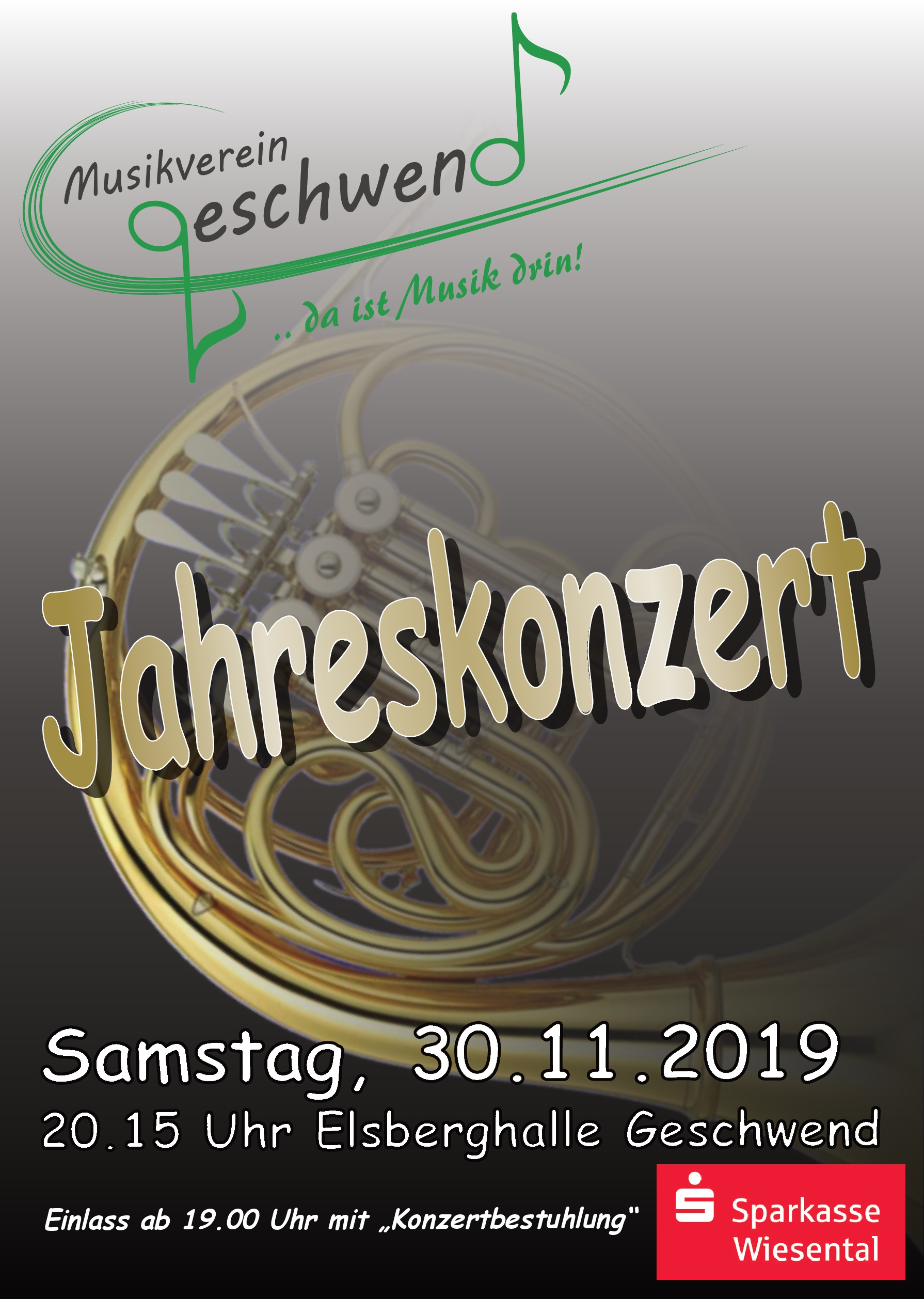 Plakat Jahreskonzert 2019